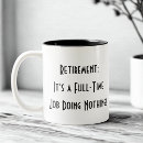Recherche de retraite drôle tasses Pour lui