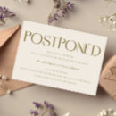 Recherche de changement de date de mariage invitations Crème