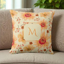 Recherche de orange et crème coussins Pour elle