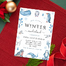 Recherche de arctic animals invitations Hiver onederland
