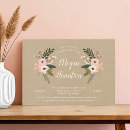 Recherche de rustic floral baby shower invitations Kraft