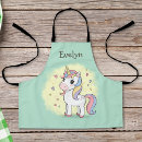 Recherche de licorne mignonne tabliers Jeune fille