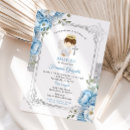 Recherche de bleu et argent invitations Pour enfants