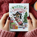 Recherche de doxie vœux cartes Dachshund