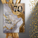 Recherche de or et blanc invitations Élégant et moderne