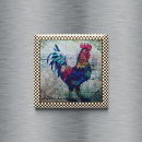 Recherche de coq vintage magnets Pays