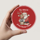 Recherche de santa claus autocollants Enfants personnalisables