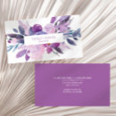 Recherche de floral violet cartes visite Professions administratives