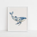 Recherche de baleine bleue posters Pour elle