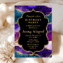 Recherche de paon pourpre invitations Fête d'anniversaire