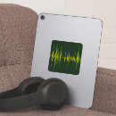 Recherche de onde sonore autocollants Audio
