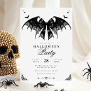 Recherche de gothique halloween invitations Vintage