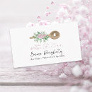 Recherche de ustensile cartes visite Aquarelle
