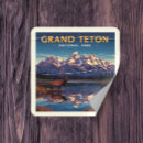 Recherche de grand teton autocollants Nature
