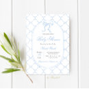 Recherche de classic baby shower invitations Bleu