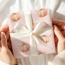 Recherche de citrouille papier cadeau Petit baby shower citrouille