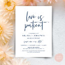 Recherche de modifier invitations L'amour est patient