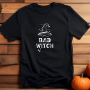 Recherche de sorcière tshirts Noir et blanc