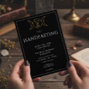 Recherche de main de sorcière invitations Gothique