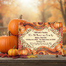 Recherche de citrouille de thanksgiving vœux cartes Rustique