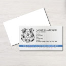 Recherche de policier cartes visite Détective