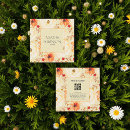 Recherche de fleurs oranges cartes visite Boss