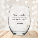 Recherche de vin verres Typographie