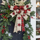 Recherche de toile de jute rubans Noël
