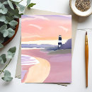 Recherche de aquarelle phare cartes postales Plage