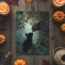 Recherche de batteurs cartes postales Chat noir