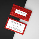 Recherche de paillettes rouges cartes visite Moderne