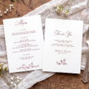 Recherche de victorien mariage menus Floral