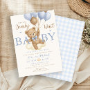 Recherche de ours bébé invitations Future maman