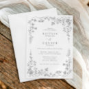 Recherche de argentique en mariage invitations Floral