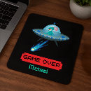 Recherche de extraterrestres tapis souris Vaisseau spatial
