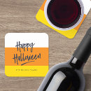 Recherche de citrouille halloween dessous de verres Orange