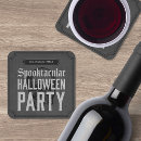 Recherche de tête mort dessous de verres Halloween