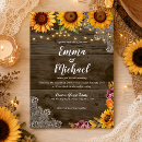 Recherche de bois et dentelle mariage invitations Couple