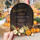 Recherche de dîner de thanksgiving invitations Rustique