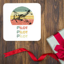 Recherche de avion vintage dessous de verres Pilote