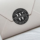 Recherche de lettre monogramme autocollants Pour tous