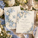 Recherche de hortensias invitations Mariée