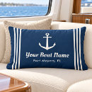 Recherche de bateau coussins Bleu marine