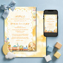 Recherche de train jouet invitations Bébé garçon