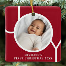 Recherche de bébé premier ornements Noël