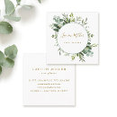 Recherche de verdure cartes visite Professionnel