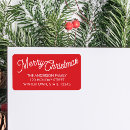 Recherche de noël étiquettes adresse retour Écriture