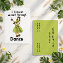 Recherche de fille de danse cartes visite Professionnel