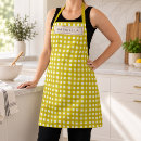 Recherche de jaune moutarde tabliers Pour elle