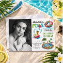 Recherche de de piscine invitations Fête tropicale